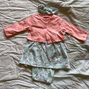 Onesie dress set and tutu bloomers